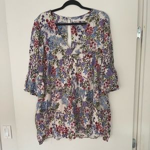 Zara - Floral dress (hidden shorts)